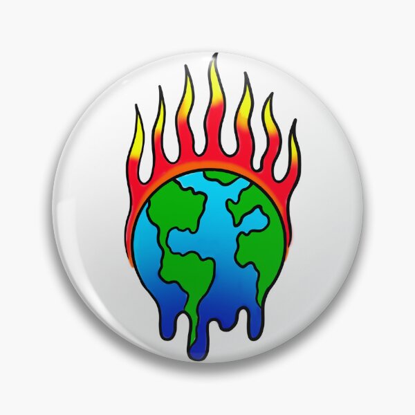 Item preview, World on fire Melting Earth designed and sold by MARCOSURREAL.