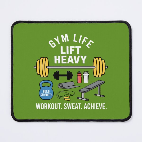 Item preview, Lift Heavy Gym Life Fitness Workout Motivation. designed and sold by MyHappyArtShop.