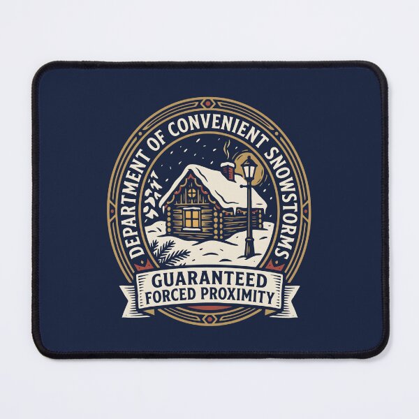 Item preview, Cabin Fever Cozy Winter - Snow Day Lover Cabin Badge designed and sold by SplashTastic.
