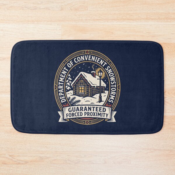 Item preview, Cabin Fever Cozy Winter - Snow Day Lover Cabin Badge designed and sold by SplashTastic.