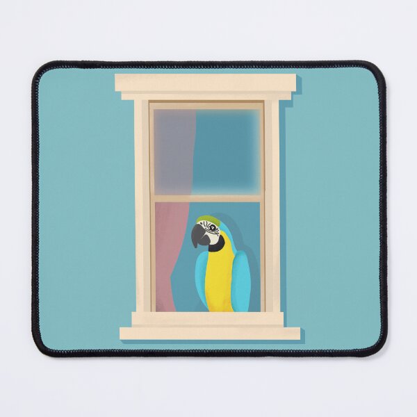 Item preview, Blue Yellow Macaw by the Window designed and sold by FandomizedRose.