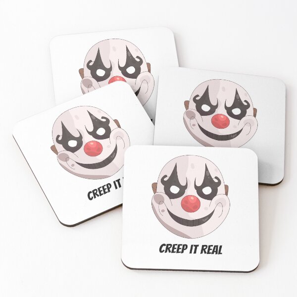 Item preview, Creep It Real Creepy Clown Mask Halloween Graphic designed and sold by RickTShop.