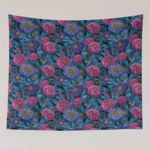 Item preview, Colorful Zinnia Flower  - Flower Bouquet Pattern - Mother'S Day Gift Ideas designed and sold by RoyalStarsPatts.