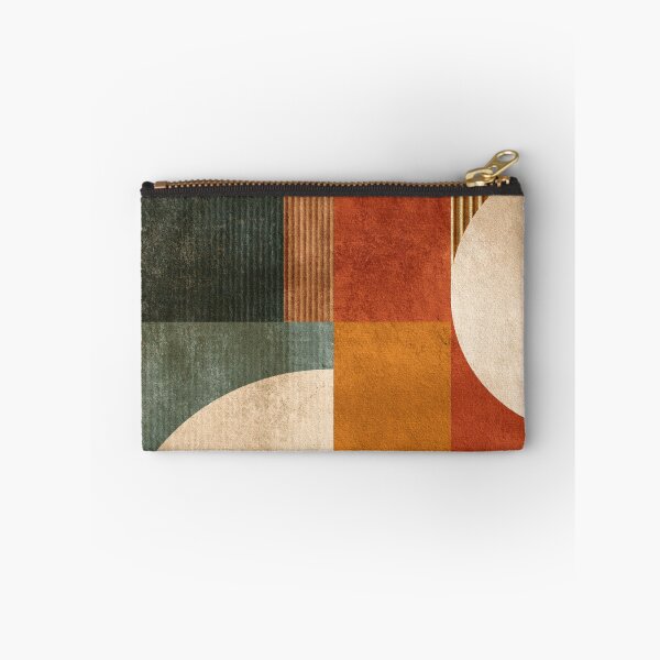 Item preview, Mid-Century Modern Abstract Circle - Two Tone Earthy - Terracotta Geometric Retro Art designed and sold by GrinGalore.