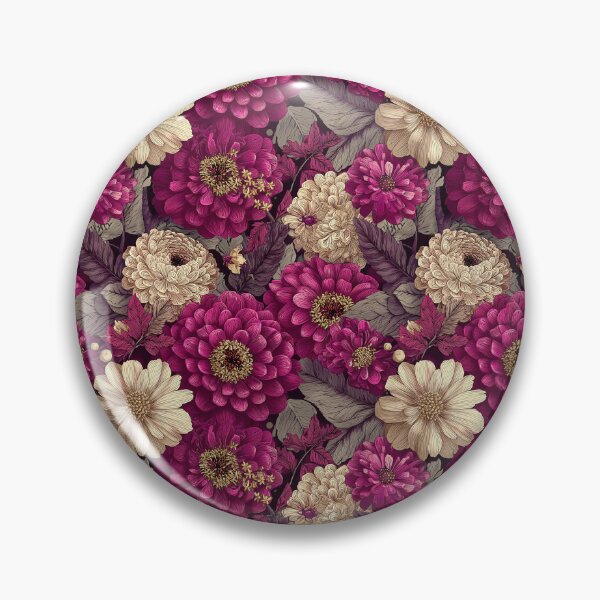 Item preview, Radiant Zinnia Floral - Flower Floral Pattern - Mother'S Day Gifts designed and sold by RoyalStarsPatts.