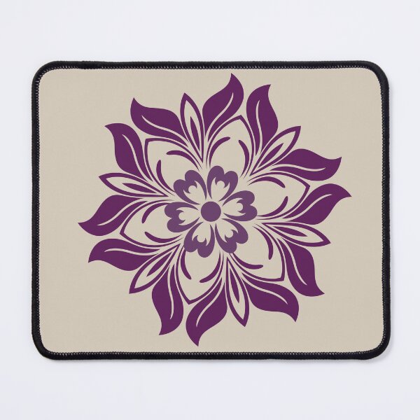Item preview, Purple Floral Mandala Motif Pattern designed and sold by Jyoti Digital Artist.
