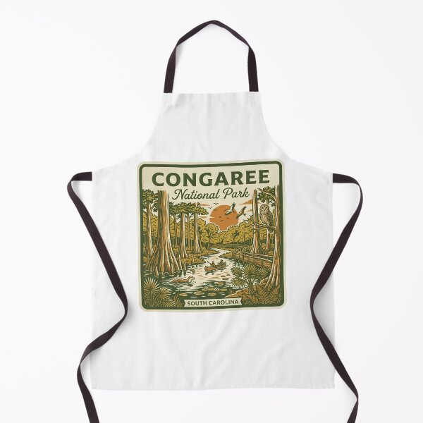 Item preview, Congaree National Park South Carolina Vintage Boardwalk Canoe Owl Badge designed and sold by LittleArij.