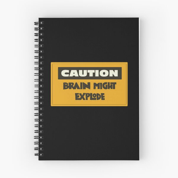 Item preview, Caution Brain might explode designed and sold by NoBatteryClub.