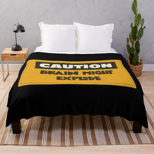 Item preview, Caution Brain might explode designed and sold by NoBatteryClub.
