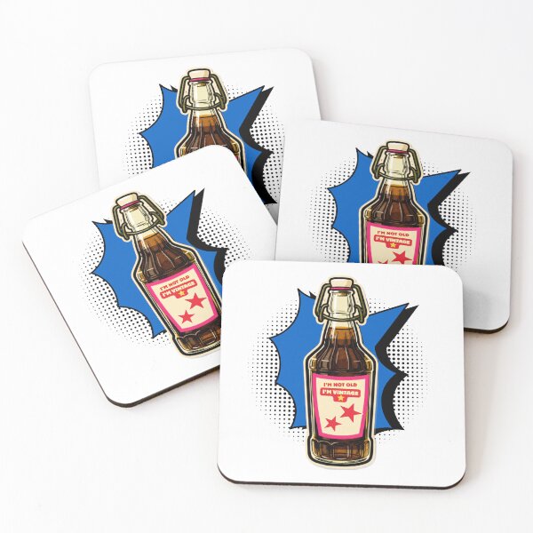 Item preview, Vintage bottle with the funny saying "I'm not old...", PanaluPrint designed and sold by PanaluPrint .