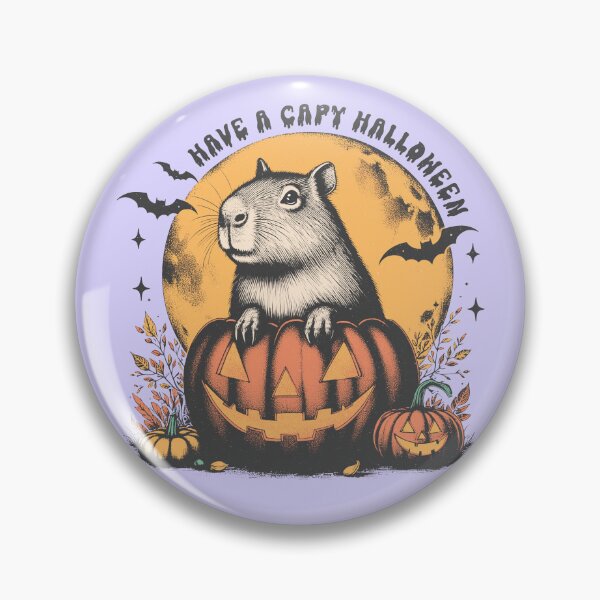 Item preview, Funny Capybara Pumpkin Halloween - Have A Capy Halloween designed and sold by legendaryskins.