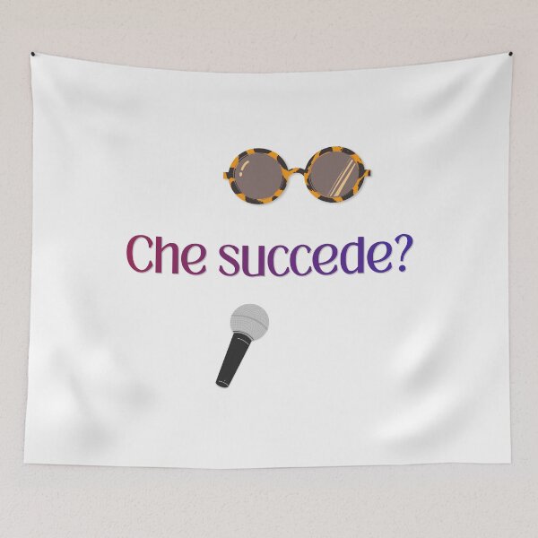 Item preview, Che succede? - iconic italian phrase by Morgan designed and sold by Lucia Mancuso.