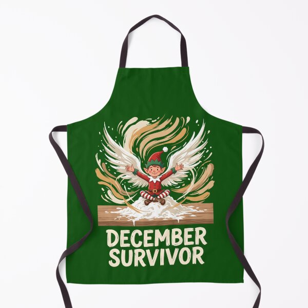 Item preview, Christmas Elf Flour Angel - Tired Parent Holiday Humor designed and sold by SplashTastic.