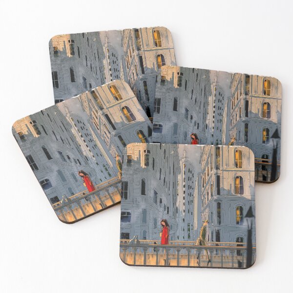 Item preview, The New Yorker - Evening Walk in the City designed and sold by newjoseph.