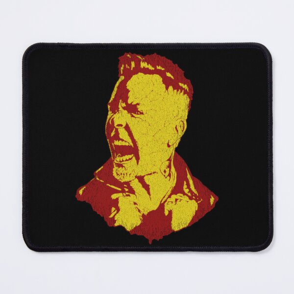 Item preview, James Hetfield Metal Shouting Frontman Halftone Distressed Graphic Art designed and sold by surmind.