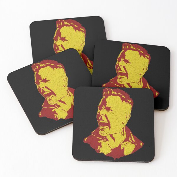 Item preview, James Hetfield Metal Shouting Frontman Halftone Distressed Graphic Art designed and sold by surmind.