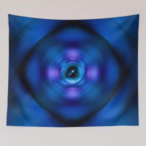 Item preview, Blue spinning atom  designed and sold by steveball.