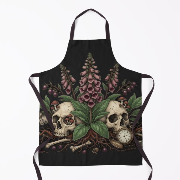 Item preview, Foxglove Dark Botanical Gothic Poison Flower Illustration designed and sold by The Wicked Herbarium.