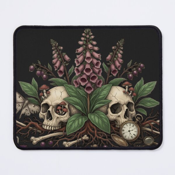 Item preview, Foxglove Dark Botanical Gothic Poison Flower Illustration designed and sold by The Wicked Herbarium.