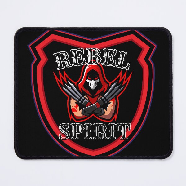Item preview, Rebel Spirit Dark Assassin Warrior Gothic Mascot Badge designed and sold by Karim-Karem.