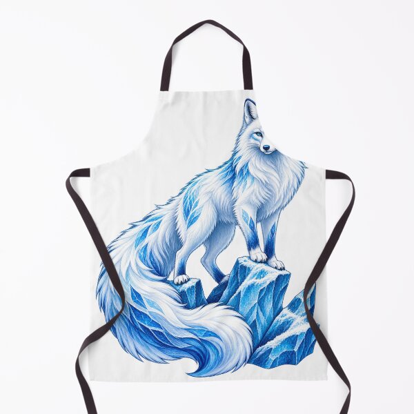 Item preview, Glacier-Crest Arctic Fox Guardian designed and sold by thetechnopath.