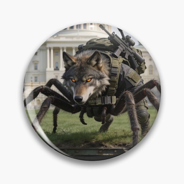 Item preview, Attack Wolf Spider Print designed and sold by Lichentroupe63.