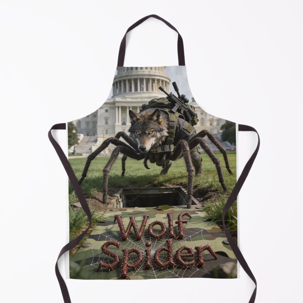 Item preview, Attack Wolf Spider Print designed and sold by Lichentroupe63.