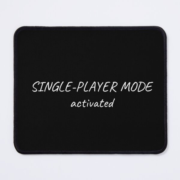 Item preview, Single-Player Mode Activated Funny Introvert Tee designed and sold by low battery meme design.