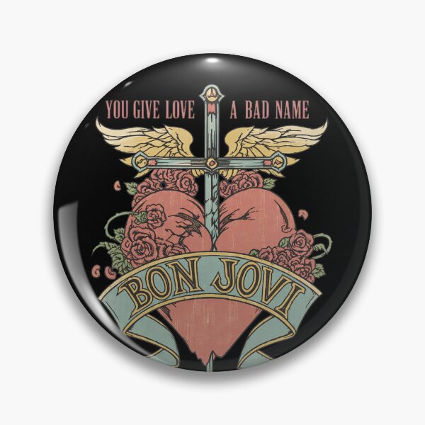 Item preview, Bons Jovis You Give Love A Bad Name Rock designed and sold by Divascorner.