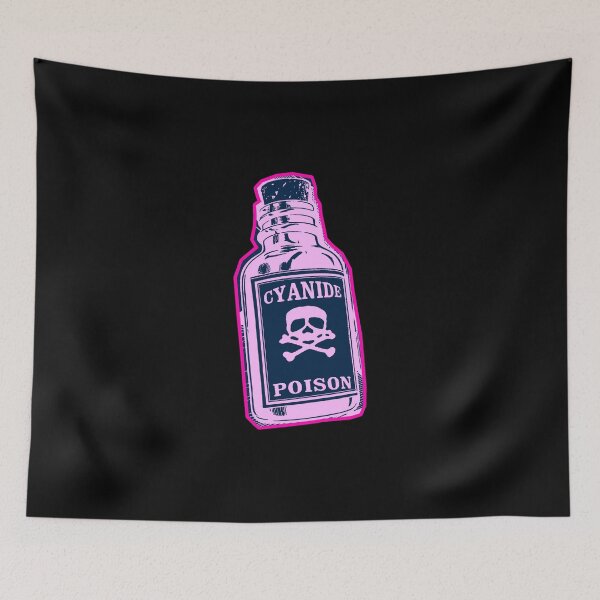 Item preview, Cyanide Poison Bottle Neon Gothic designed and sold by weirdove.
