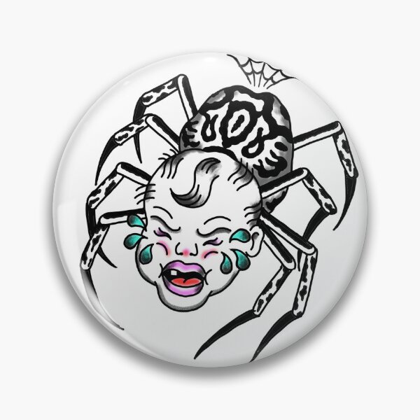 Item preview, Crying Baby Spider Old School designed and sold by MARCOSURREAL.