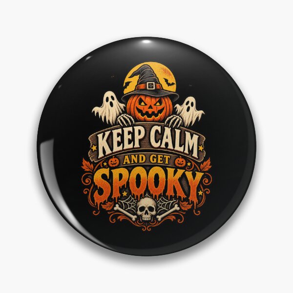 Item preview, Keep Calm And Get Spooky Halloween designed and sold by afr-saad.