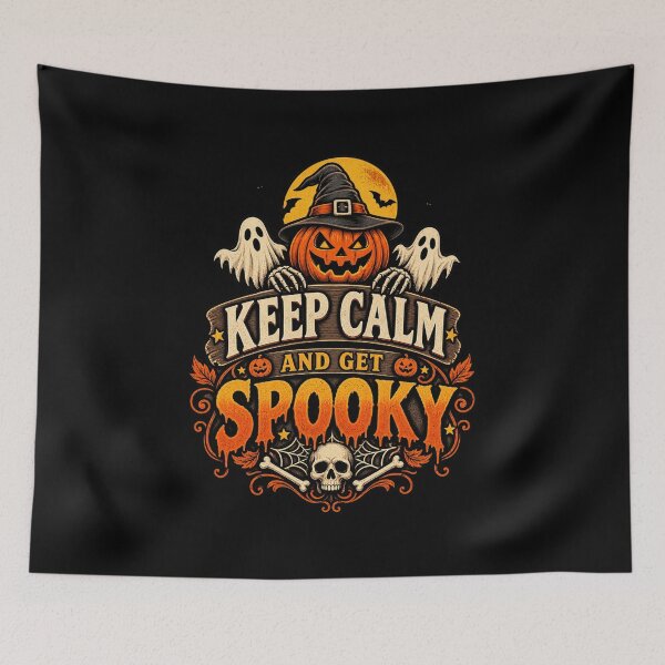 Item preview, Keep Calm And Get Spooky Halloween designed and sold by afr-saad.