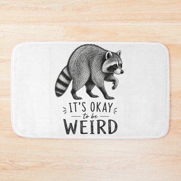 Item preview, It's Okay To Be Weird Jimothy Raccoon Vintage  designed and sold by ShopFanCreation.