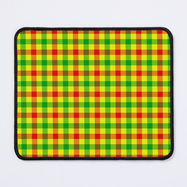Item preview, Red And Green Tiny Gingham Check Yellow  designed and sold by PatternTitan.