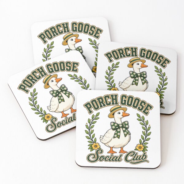 Item preview, Porch Goose Social Club Funny Silly Goose designed and sold by WeirdlyMild.