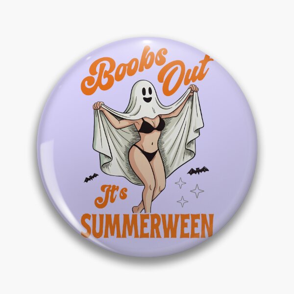 Item preview, Boobs Out It's Summerween Ghost designed and sold by legendaryskins.