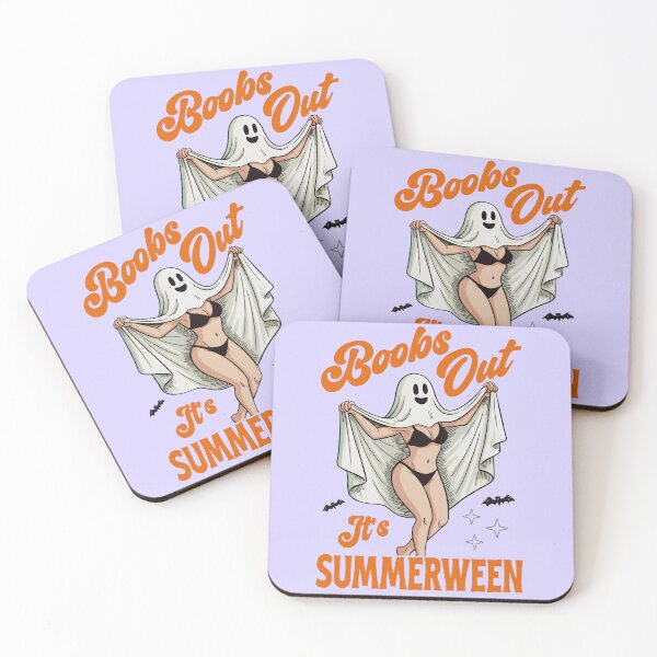 Item preview, Boobs Out It's Summerween Ghost designed and sold by legendaryskins.