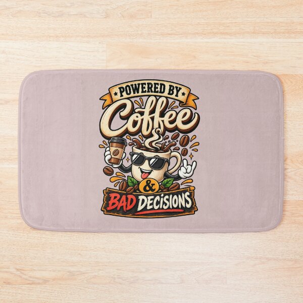 Item preview, Coffee First Questions Later - Vintage Retro Coffee Design designed and sold by treandsart.