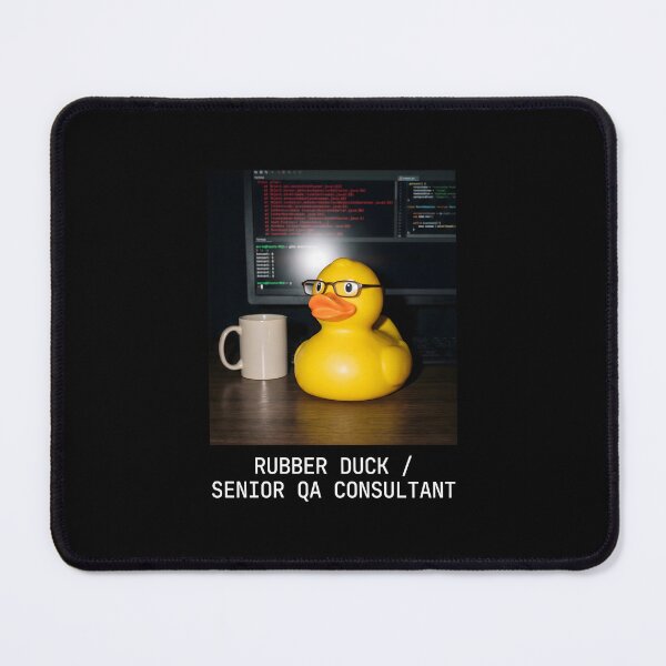 Item preview, Developer IT Humor - Senior QA Rubber Duck Bug Fixer designed and sold by SplashTastic.
