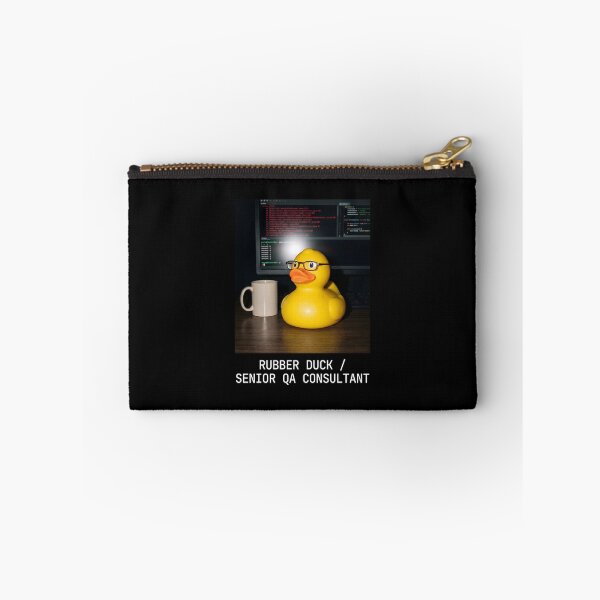 Item preview, Developer IT Humor - Senior QA Rubber Duck Bug Fixer designed and sold by SplashTastic.