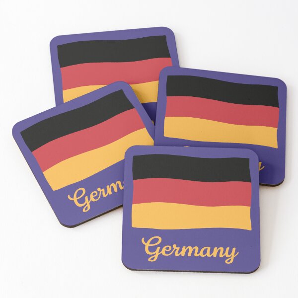 Item preview, Germany Flag Waving German Pride Aesthetic Typography designed and sold by MavtM.