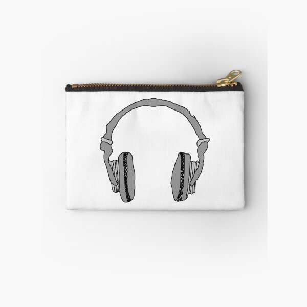 Item preview, Hand Drawn Headphones Illustration - Grey Audio Line Art Doodle designed and sold by somimalikkk.