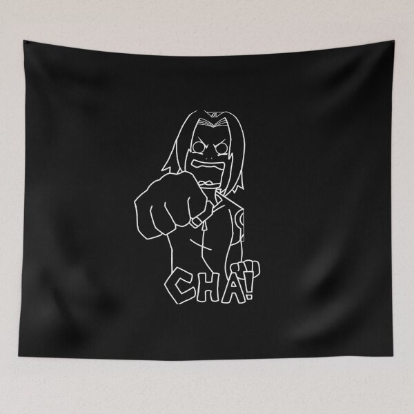 Item preview, CHA! Black and white illustration  designed and sold by Studioarmani.
