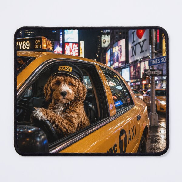 Item preview, Cockapoo Cab Driver in Times Square designed and sold by Paul Thompson Photography.
