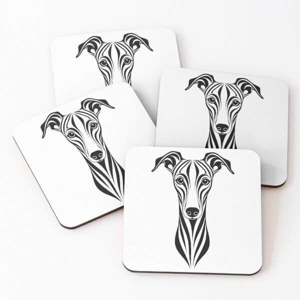 Item preview, Minimalist Greyhound Line Art - Elegant Whippet & Sighthound Dog Portrait designed and sold by SVox.