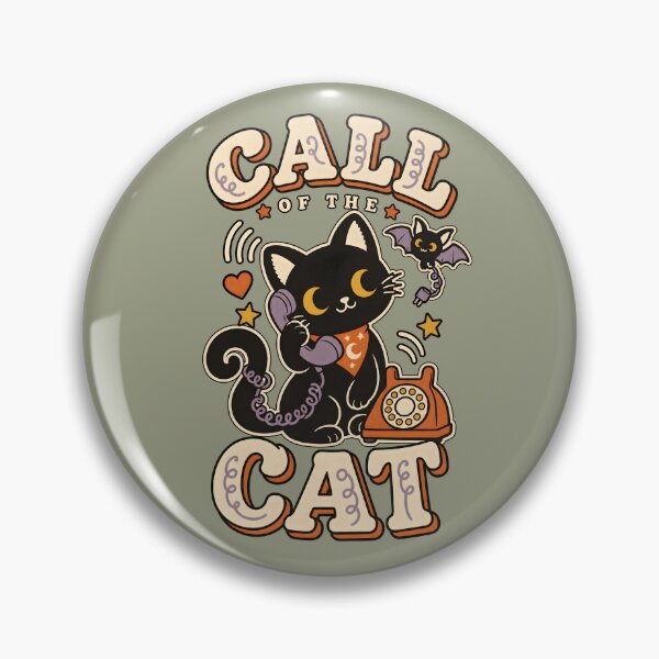 Item preview, Call of the Cat Retro Black Cat Telephone designed and sold by  MAD's Recreation Studio.