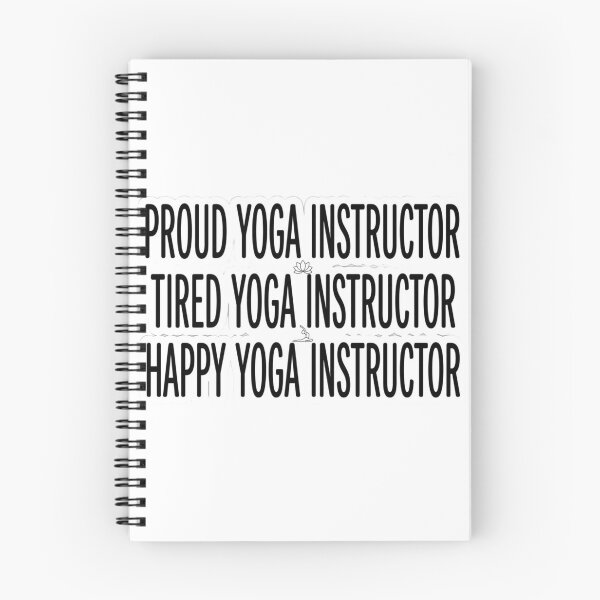 Item preview, Proud Yoga Instructor Tired Yoga Instructor Happy Yoga Teacher Studio Quote designed and sold by raedattia.