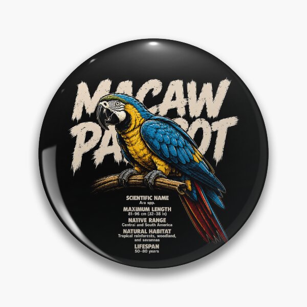 Item preview, Vibrant macaw parrot illustration for nature lovers designed and sold by rafaeltto.