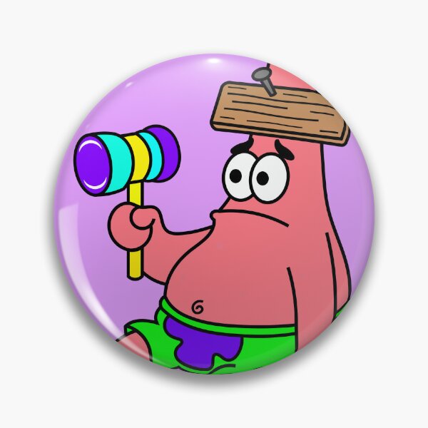 Item preview, Patrick Star Hammer, Patrick Star Hammer and wood in the Head designed and sold by DibujandoPorfa.